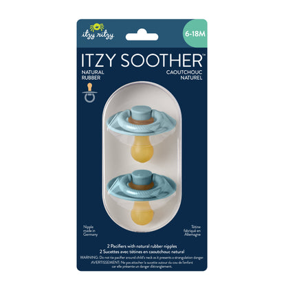 Itzy Soother™ Natural Rubber Pacifier for Babies 6-18 Months