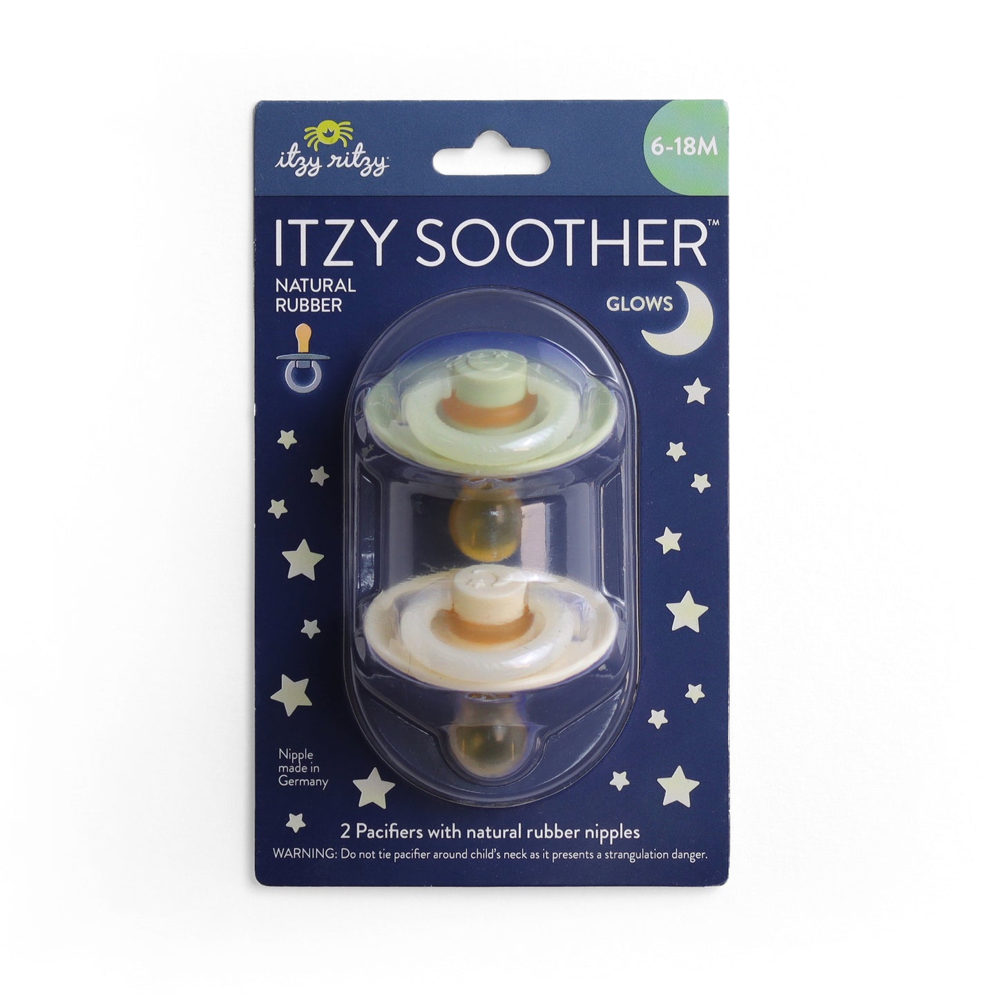 Itzy Soother™ Natural Rubber Night Light with Soft Light for Children 6-18 Months