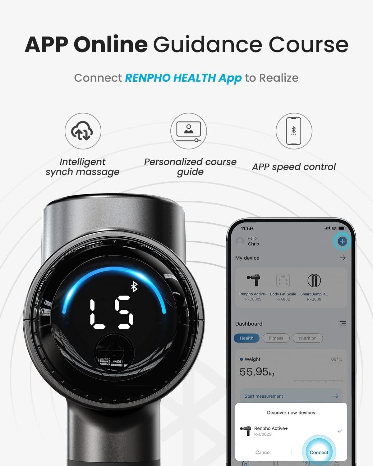 Massage Gun Aktiv + Effizient für Tiefengewebsmassage