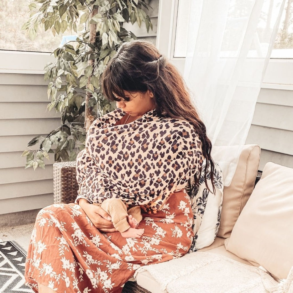 Mom Boss® 4-in-1 multifunctional nursing cover and elegant scarf