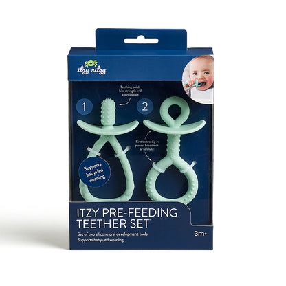 Itzy Pre-Meal Teething Ring Set for Optimal Relaxation and Soothing