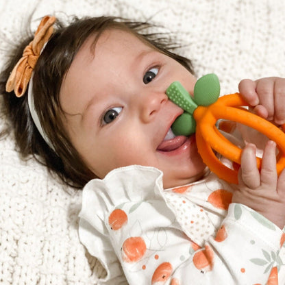 Bitzy Biter™ Ergonomic Teething Toy and Training Toothbrush