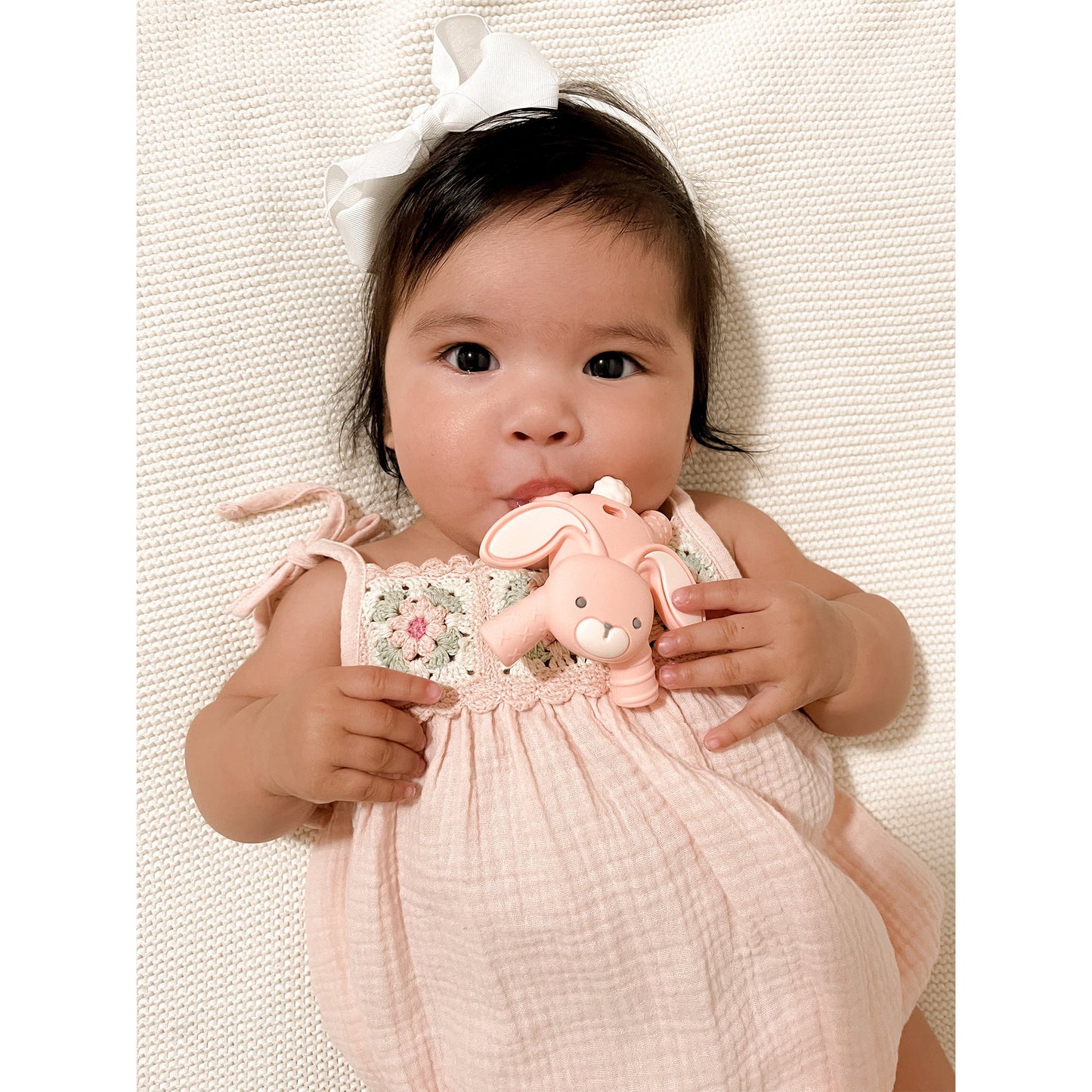 Ritzy Teether™ - Teddy Bear Teething Toy for Babies