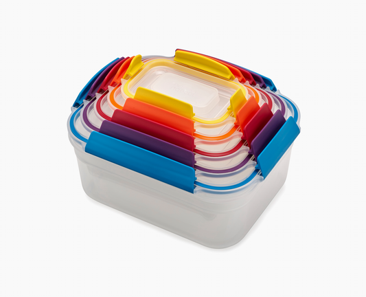 Nest™ Lock 5-Piece Multicolor Food Storage Container Set for Fresh & Stylish Kitchen Organization