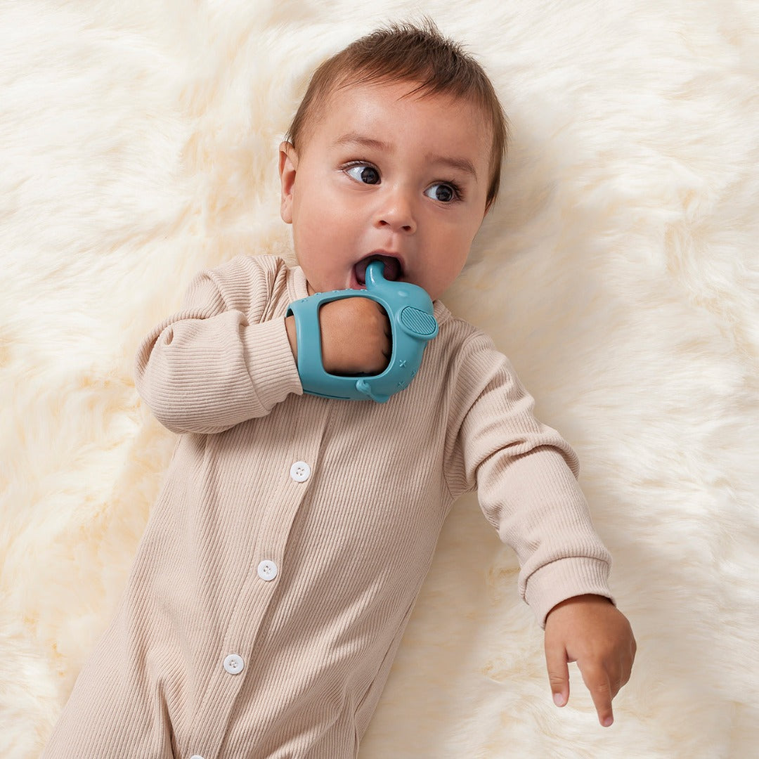 Bitzy Grip™ Hand-Activated Teether for Soothing and Gentle Relief