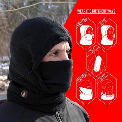 ActionHeat 5V Battery Heated Fleece Balaclava - Info