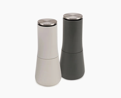 Milltop™ Salt & Pepper Grinder Set in Elegant Grey Finish