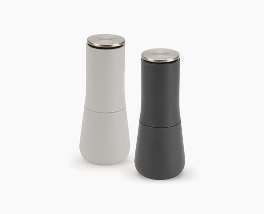 Milltop™ Salt & Pepper Grinder Set in Elegant Grey Finish