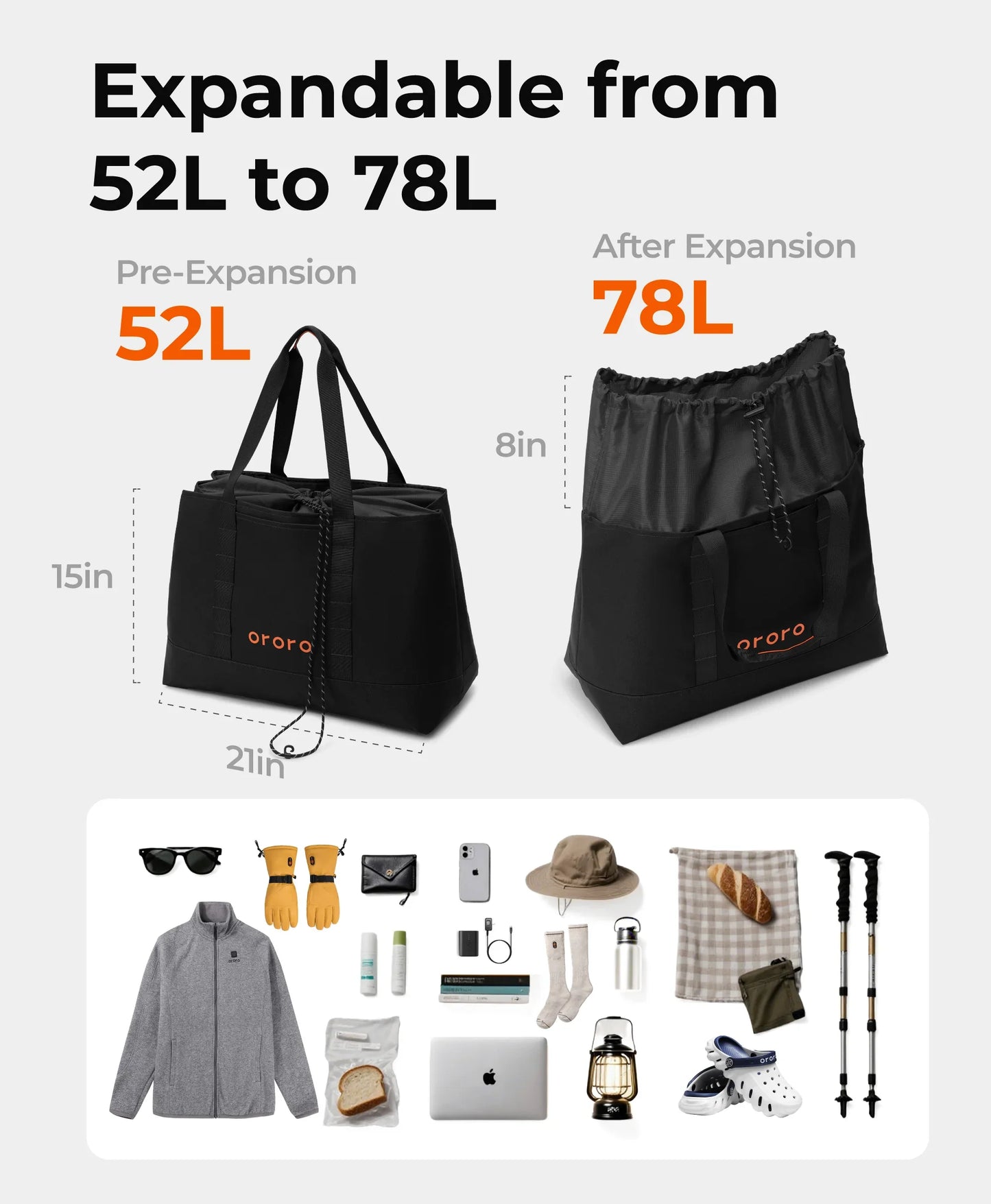 Redfern Camping Tote Bag (Final Sale)