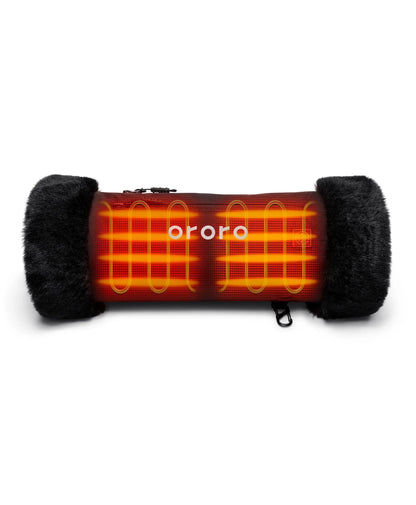 Queen Cove 2-Zone Heated Faux Fur Hand Warmer