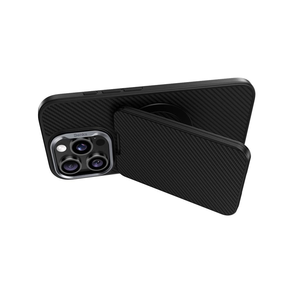 MagSafe Magnetic Phone Wallet with Stand - RFID Blocking Card Holder for iPhone