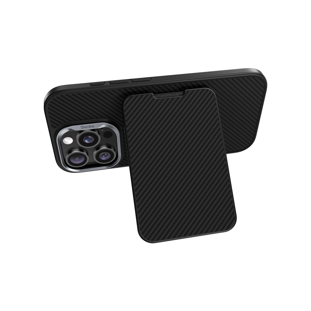 MagSafe Magnetic Phone Wallet with Stand - RFID Blocking Card Holder for iPhone