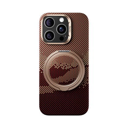 MagSafe Phone Grip and Stand - Aramid Fiber PopSocket with Magnetic Mount