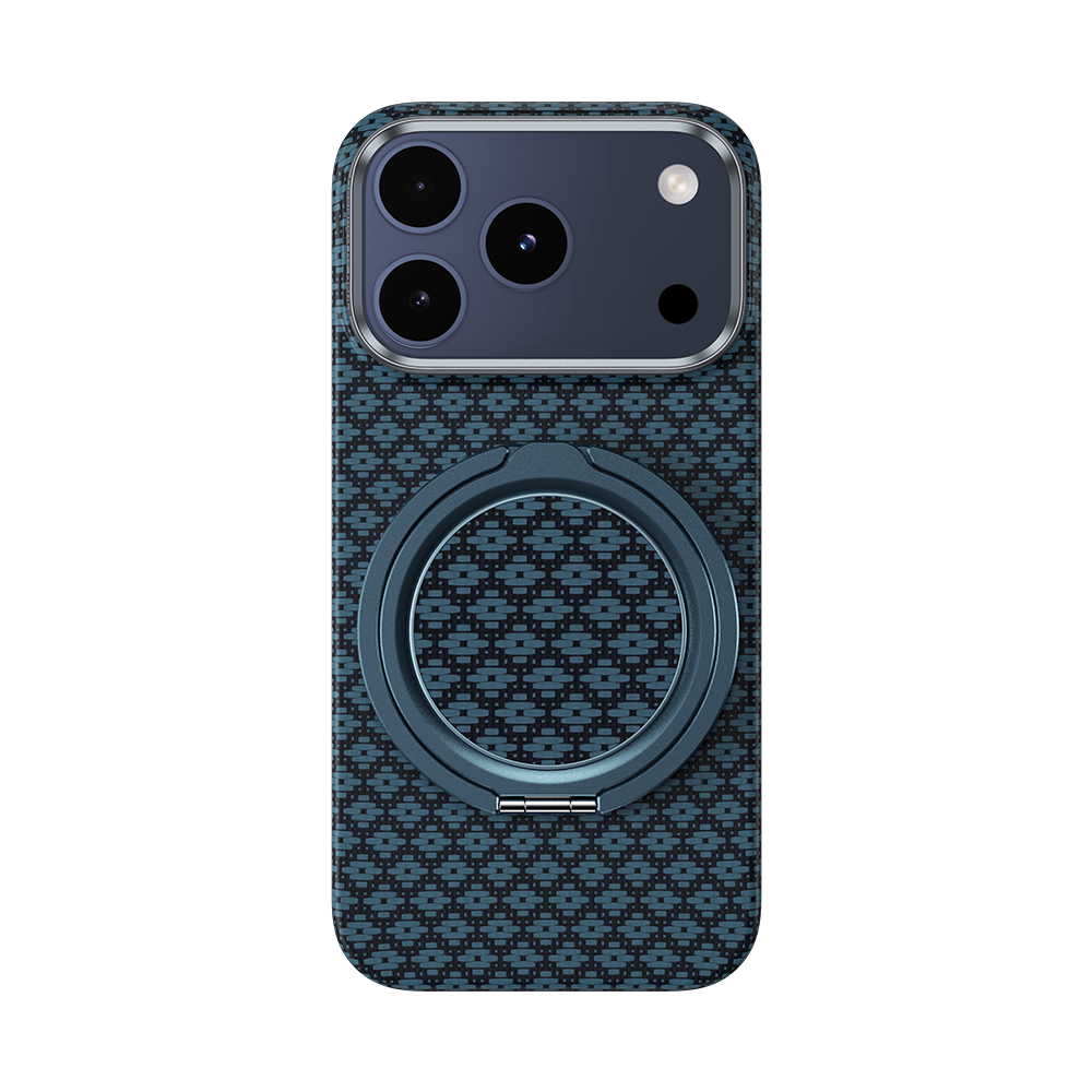 MagSafe Phone Grip and Stand - Aramid Fiber PopSocket with Magnetic Mount