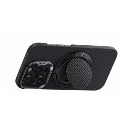 MagSafe Phone Grip and Stand - Aramid Fiber PopSocket with Magnetic Mount