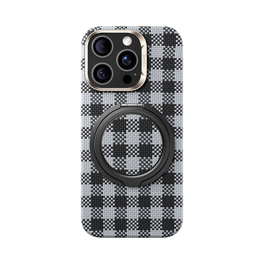 MagSafe Phone Grip and Stand - Aramid Fiber PopSocket with Magnetic Mount