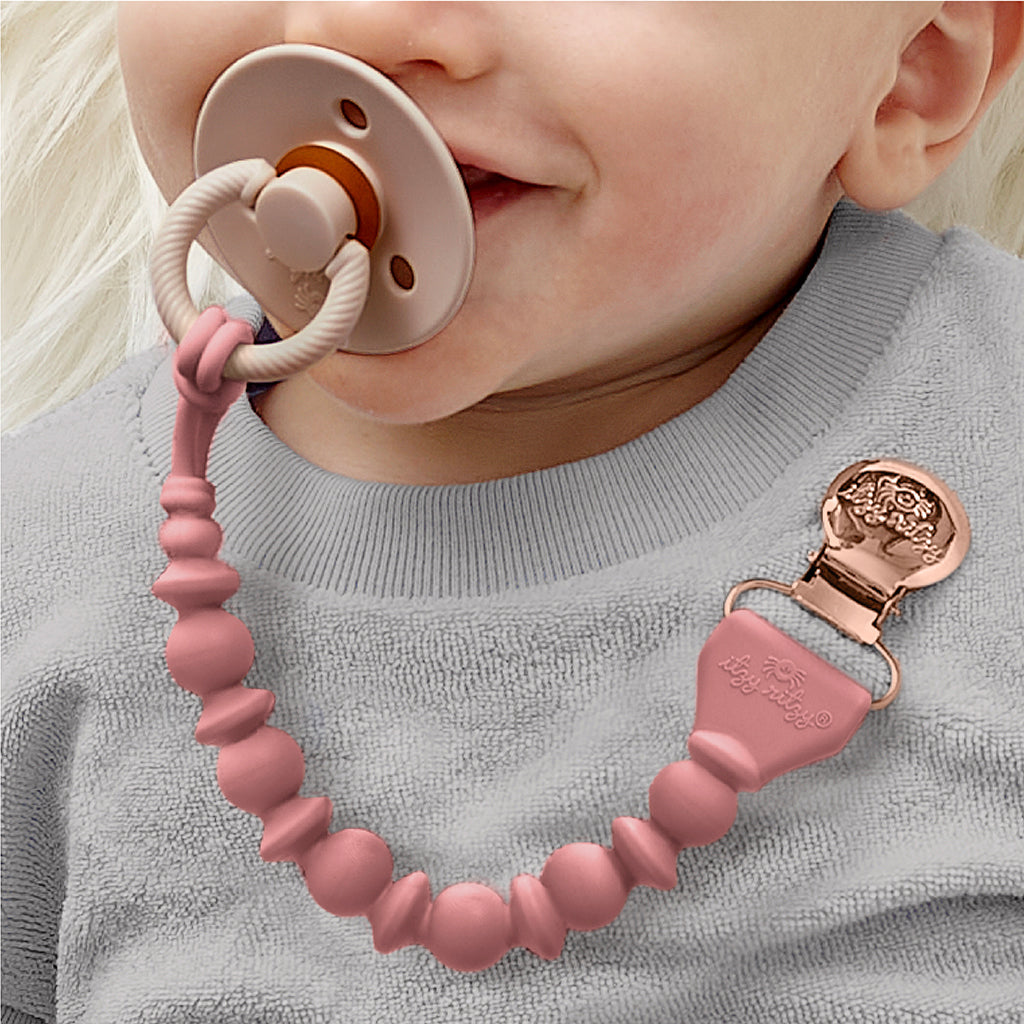 Sweetie Strap™ - Clip for Elegant Beaded Pacifier