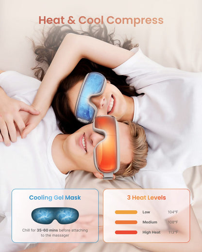 Eyeris 3 Rosé - Massaggiatore per gli occhi per un sollievo e relax eleganti