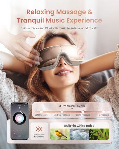 Eyeris 3 Rosé - Massaggiatore per gli occhi per un sollievo e relax eleganti