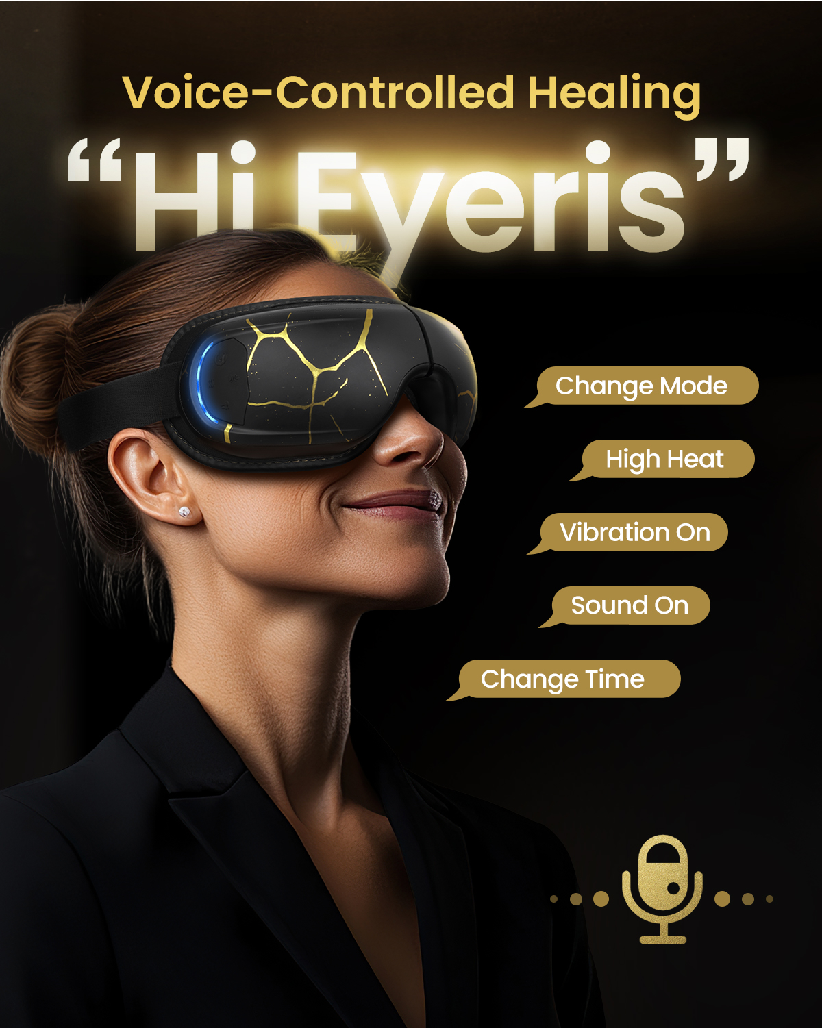 Eyeris 3 Kintsugi Eye Massager — Revitalize and Refresh Your Eyes