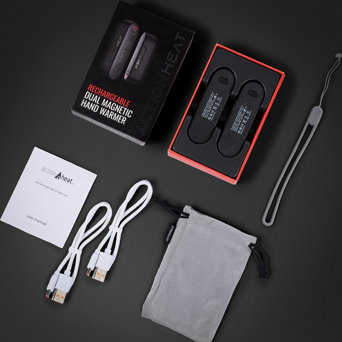 ActionHeat Magnetic Dual Electric Hand Warmer - Info