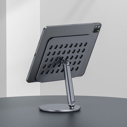 Adjustable Portable Tablet Stand - Aluminum Desk Holder for iPad and Tablets