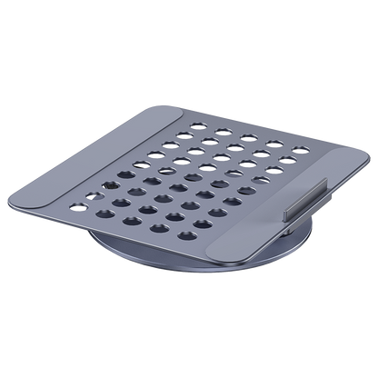 Adjustable Aluminum Laptop Stand - Ergonomic Desk Riser for MacBook and Laptops