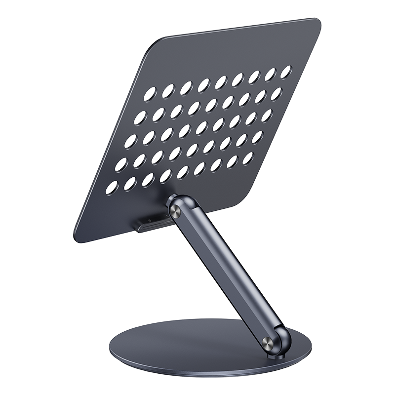 Adjustable Aluminum Laptop Stand - Ergonomic Desk Riser for MacBook and Laptops