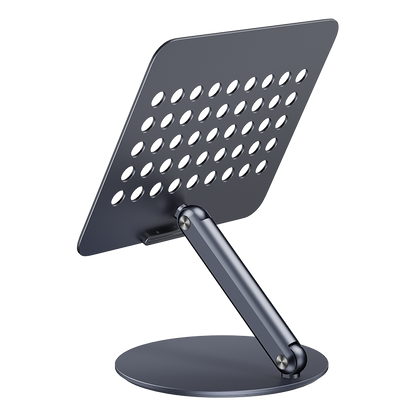 Adjustable Aluminum Laptop Stand - Ergonomic Desk Riser for MacBook and Laptops