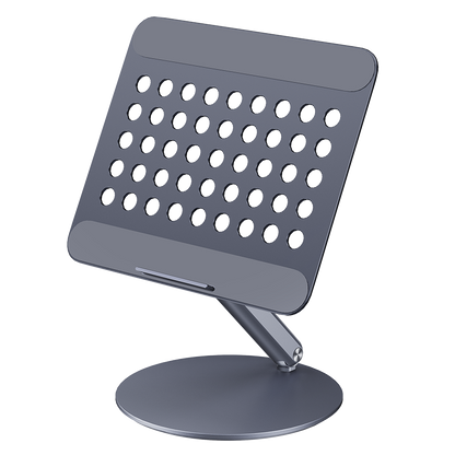 Adjustable Aluminum Laptop Stand - Ergonomic Desk Riser for MacBook and Laptops