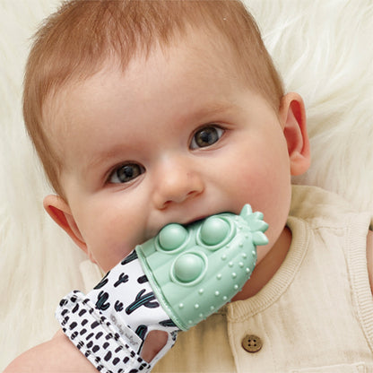 Itzy Mitt Pop™ Strategy for Teething and Sensory Stimulation