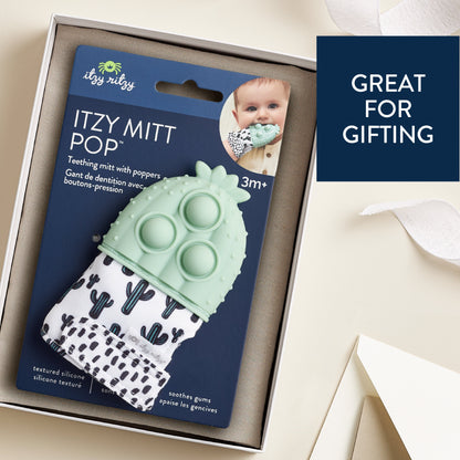 Itzy Mitt Pop™ Strategy for Teething and Sensory Stimulation
