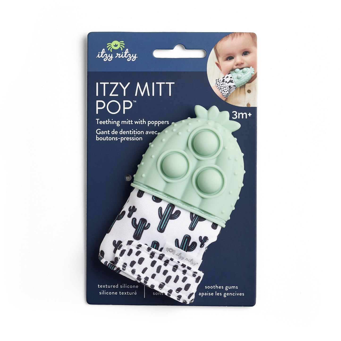 Itzy Mitt Pop™ Strategy for Teething and Sensory Stimulation