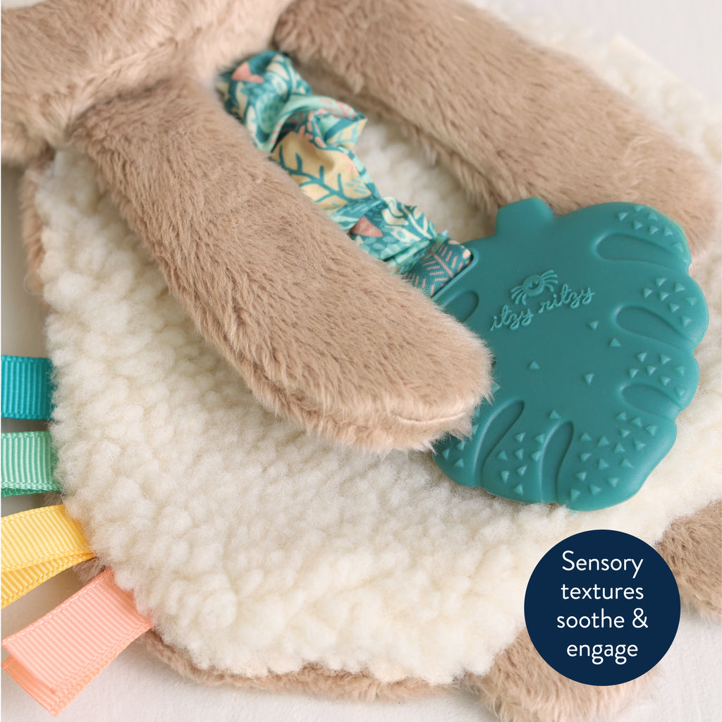 Itzy Lovey™ Plush Toy and Teething Toy for Babies