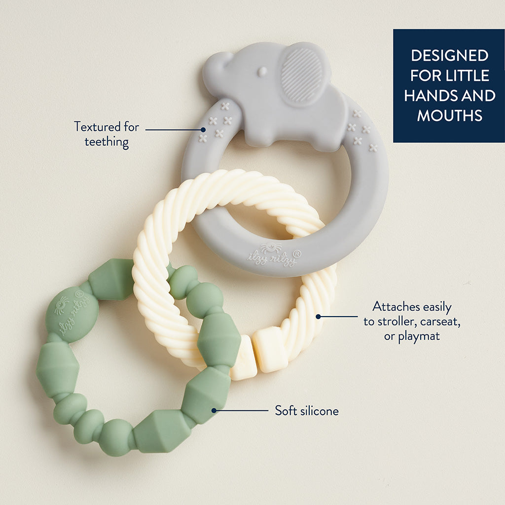 Itzy Loops™ Sensory Teether for Babies and Toddlers