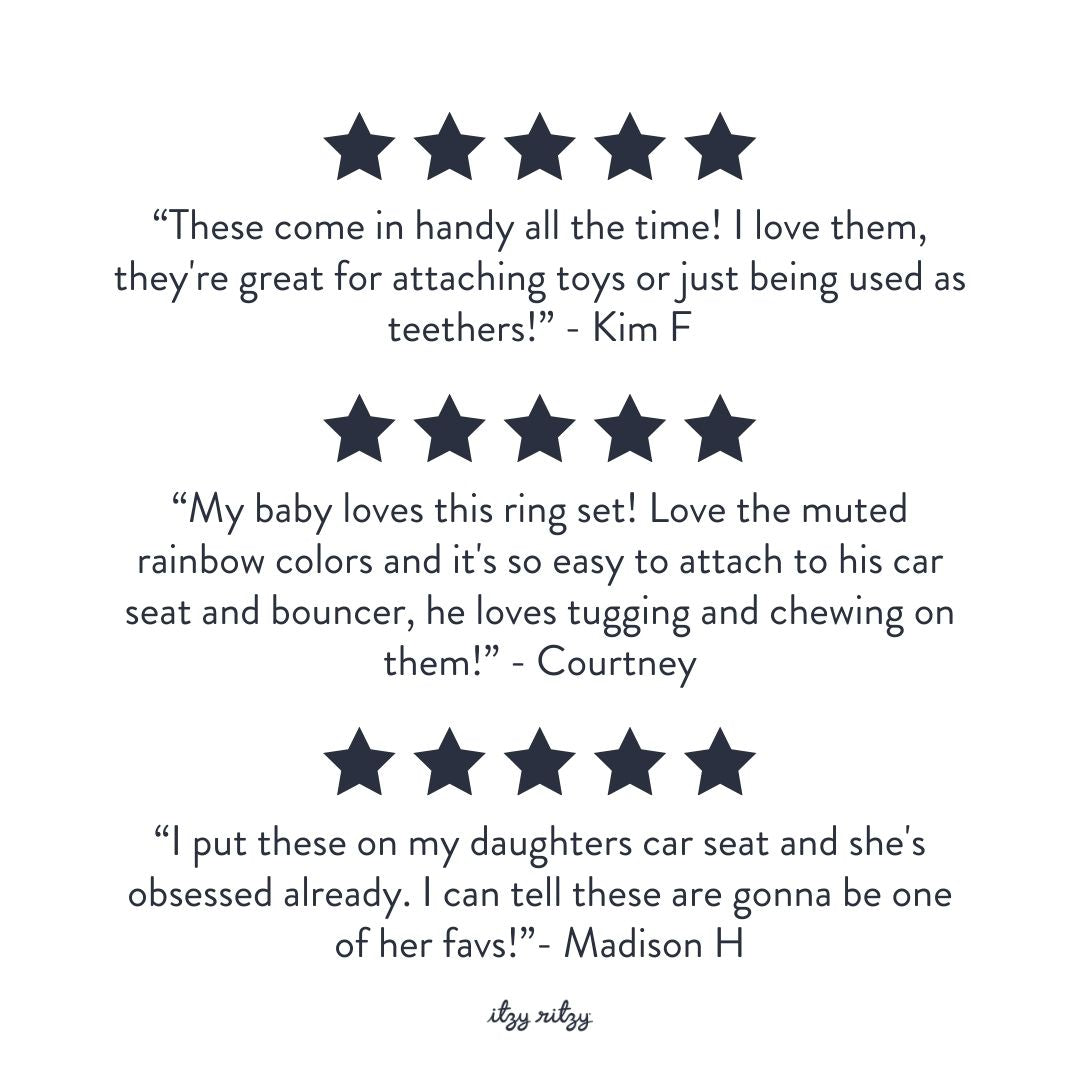 Bitzy Bespoke™ Ritzy Rings™ Intertwined Ring Set - The ultimate collection for stunning magic