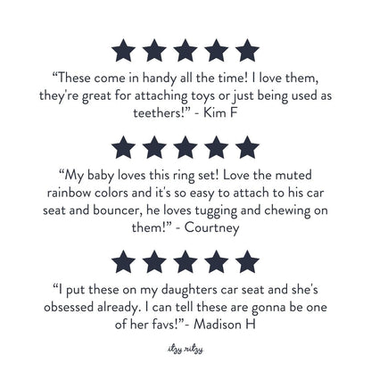 Bitzy Bespoke™ Ritzy Rings™ Intertwined Ring Set - The ultimate collection for stunning magic