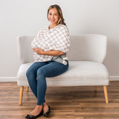 Mom Boss® 4-in-1 multifunctional nursing cover and elegant scarf