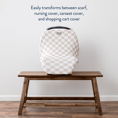 Mom Boss® 4-in-1 multifunctional nursing cover and elegant scarf