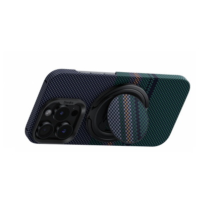 Magnetic Metal Phone Ring Grip and Stand - Adjustable Finger Holder for Secure Grip