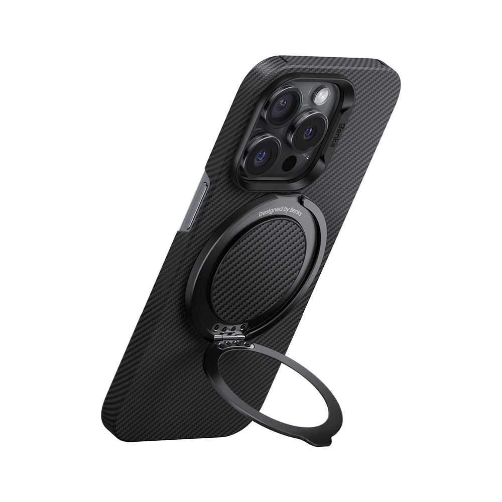 Magnetic Metal Phone Ring Grip and Stand - Adjustable Finger Holder for Secure Grip