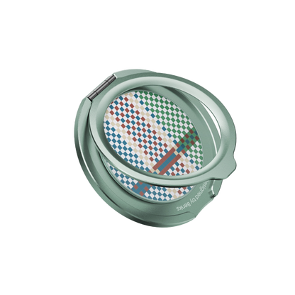 Magnetic Metal Phone Ring Grip and Stand - Adjustable Finger Holder for Secure Grip