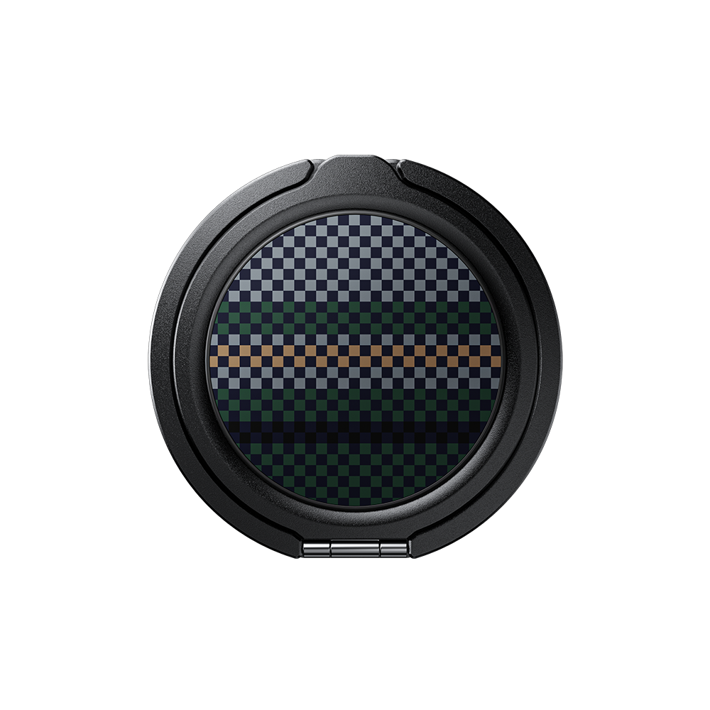 Magnetic Metal Phone Ring Grip and Stand - Adjustable Finger Holder for Secure Grip