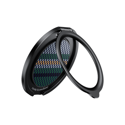 Magnetic Metal Phone Ring Grip and Stand - Adjustable Finger Holder for Secure Grip