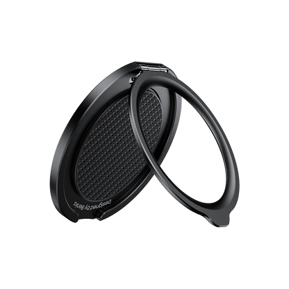 Magnetic Metal Phone Ring Grip and Stand - Adjustable Finger Holder for Secure Grip