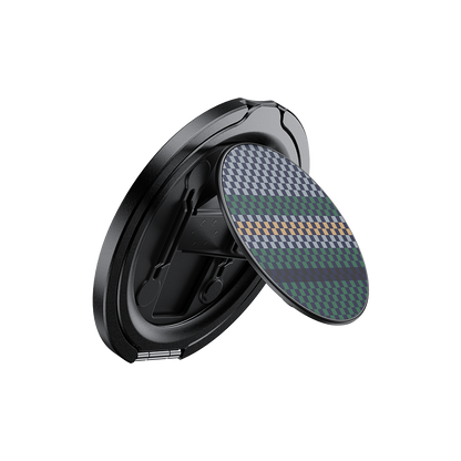 Magnetic Metal Phone Ring Grip and Stand - Adjustable Finger Holder for Secure Grip