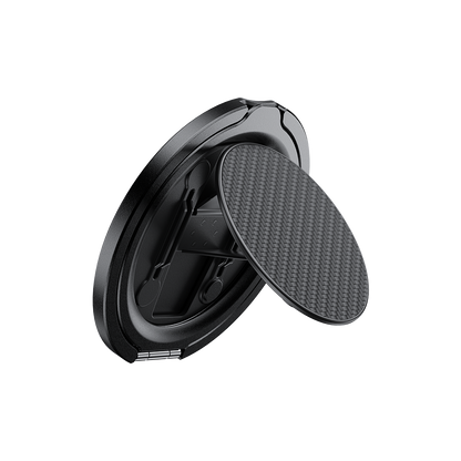 Magnetic Metal Phone Ring Grip and Stand - Adjustable Finger Holder for Secure Grip