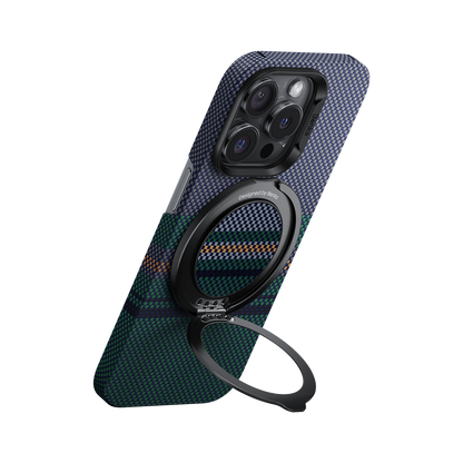 Magnetic Metal Phone Ring Grip and Stand - Adjustable Finger Holder for Secure Grip