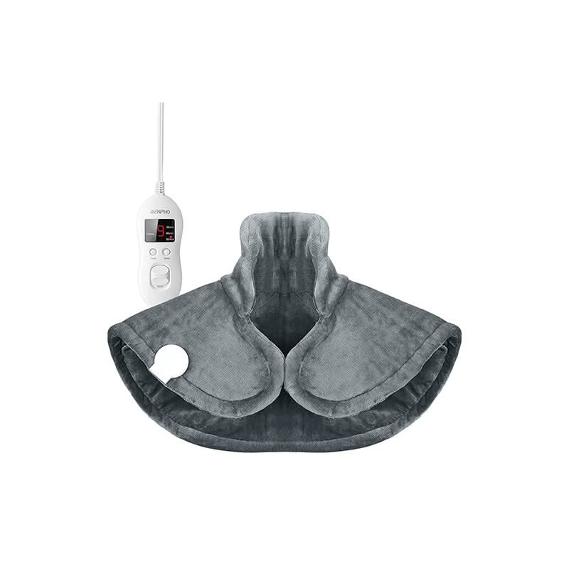 Antidérapant Coussin Chauffant pour Cœur et Épaules 19" - Soulagez la Douleur et Détendez-vous