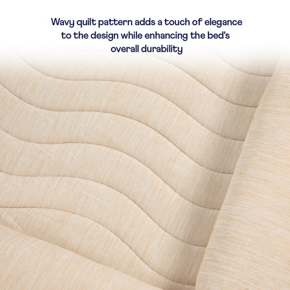 PupChill™ Arctic Sand Cooling Dog Bed with 4 Bolsters for Ultimate Comfort